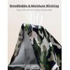 MANCYFIT Womens Thermal Tops Fleece Lined Shirt Long Sleeve Base Layer(Camouflage Green)