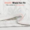 MANCYFIT Womens Half Slip for Under Dresses Satin Slip Skirt Mini Underskirt(White)