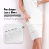 MANCYFIT Women’s Tube Top Dress Slip Sleeveless Underdress Invisible Straps(White)