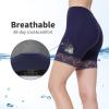 MANCYFIT Womens Slip Shorts for Under Dresses Anti Chafing Lace Undershorts Plus Size Short Leggings Deep Navy Large