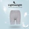 MANCYFIT Womens Slip Shorts for Under Dresses Anti Chafing Lace Undershorts Plus Size Short Leggings Gray 2 Pack Small