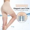 MANCYFIT Womens Slip Shorts for Under Dresses Anti Chafing Lace Undershorts Plus Size Short Leggings Nude Medium