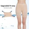 MANCYFIT Womens Slip Shorts for Under Dresses Anti Chafing Lace Undershorts Plus Size Short Leggings Nude Medium