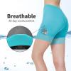 MANCYFIT Womens Slip Shorts for Under Dresses Anti Chafing Lace Undershorts Plus Size Short Leggings Teal XX-Large
