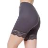 MANCYFIT Womens Slip Shorts for Under Dresses Anti Chafing Lace Undershorts Plus Size Short Leggings Charcola X-Large