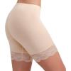 MANCYFIT Womens Slip Shorts for Under Dresses Anti Chafing Lace Undershorts Plus Size Short Leggings Nude Medium