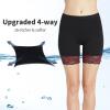 MANCYFIT Womens Slip Shorts for Under Dresses Anti Chafing Lace Undershorts Plus Size Short Leggings Black and Red Lace Small