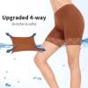 MANCYFIT Womens Slip Shorts for Under Dresses Anti Chafing Lace Undershorts Plus Size Short Leggings Bronze Medium
