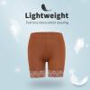 MANCYFIT Womens Slip Shorts for Under Dresses Anti Chafing Lace Undershorts Plus Size Short Leggings Bronze X-Large