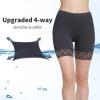 MANCYFIT Womens Slip Shorts for Under Dresses Anti Chafing Lace Undershorts Plus Size Short Leggings Charcola XX-Large
