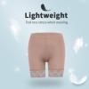 MANCYFIT Womens Slip Shorts for Under Dresses Anti Chafing Lace Undershorts Plus Size Short Leggings Light Brown Small
