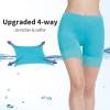MANCYFIT Womens Slip Shorts for Under Dresses Anti Chafing Lace Undershorts Plus Size Short Leggings Teal Small