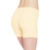 MANCYFIT Womens Slip Shorts for Under Dresses with Lace Waistband Anti Chafing Shorts 10″ Inseam Leggings Shorts(Beige)
